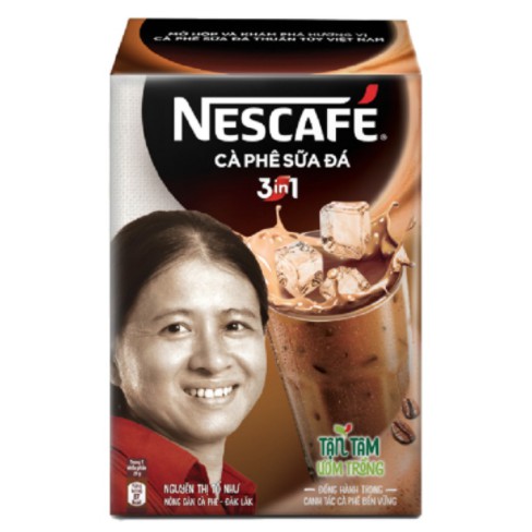 Hộp 10 gói x 20g NESCAFE Café Cà phê sữa đá