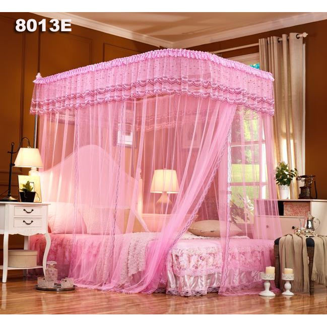 Mùng ngủ  màn khung không khoan tường hot 2021chống muỗi decor trang trí phòng ngủ phòng cưới
