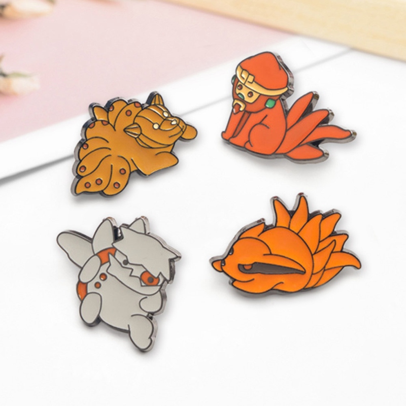 Trâm Cài Áo Hoạt Hình Naruto Bằng Hợp Kim
