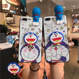 ỐP DẺO DOREMON DẺO SIÊU ĐÁNG YÊU TẶNG KÈM DÂY ĐEO CAO CẤP Iphone 6/6s plus