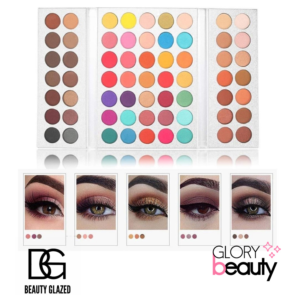 (Hàng Mới Về) Bảng Phấn Mắt Beauty Glazed 63 Màu Sắc Kết Hợp Thời Trang | BigBuy360 - bigbuy360.vn
