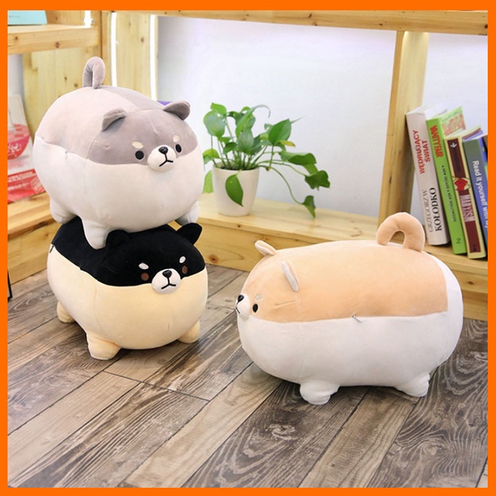 Gấu bông chó Shiba mập ú dễ thương - gấu bông cute