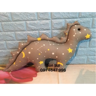 Gối ôm hình khủng long size( vải thô lụa Quảng Châu)