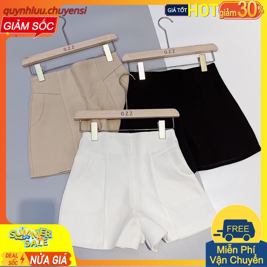 BÁN SỈ QUẦN SOOC VẢI CẠP CAO 3 MÀU CHO NỮ