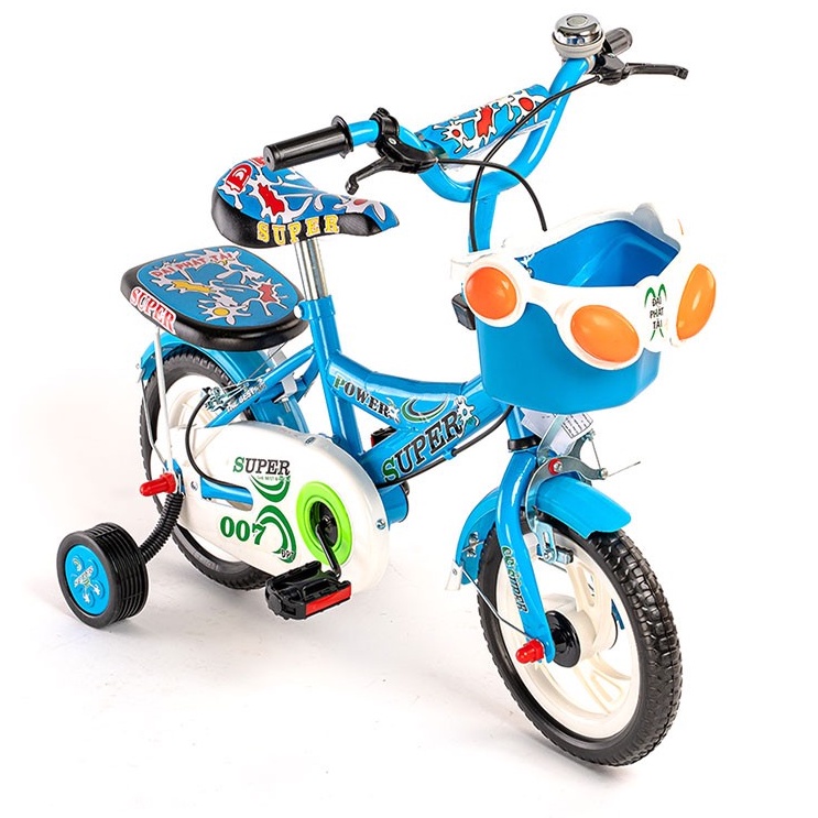 Xe đạp trẻ em 2 bánh Super cho bé trai 2-3-4-5 tuổi Size 12-14inch