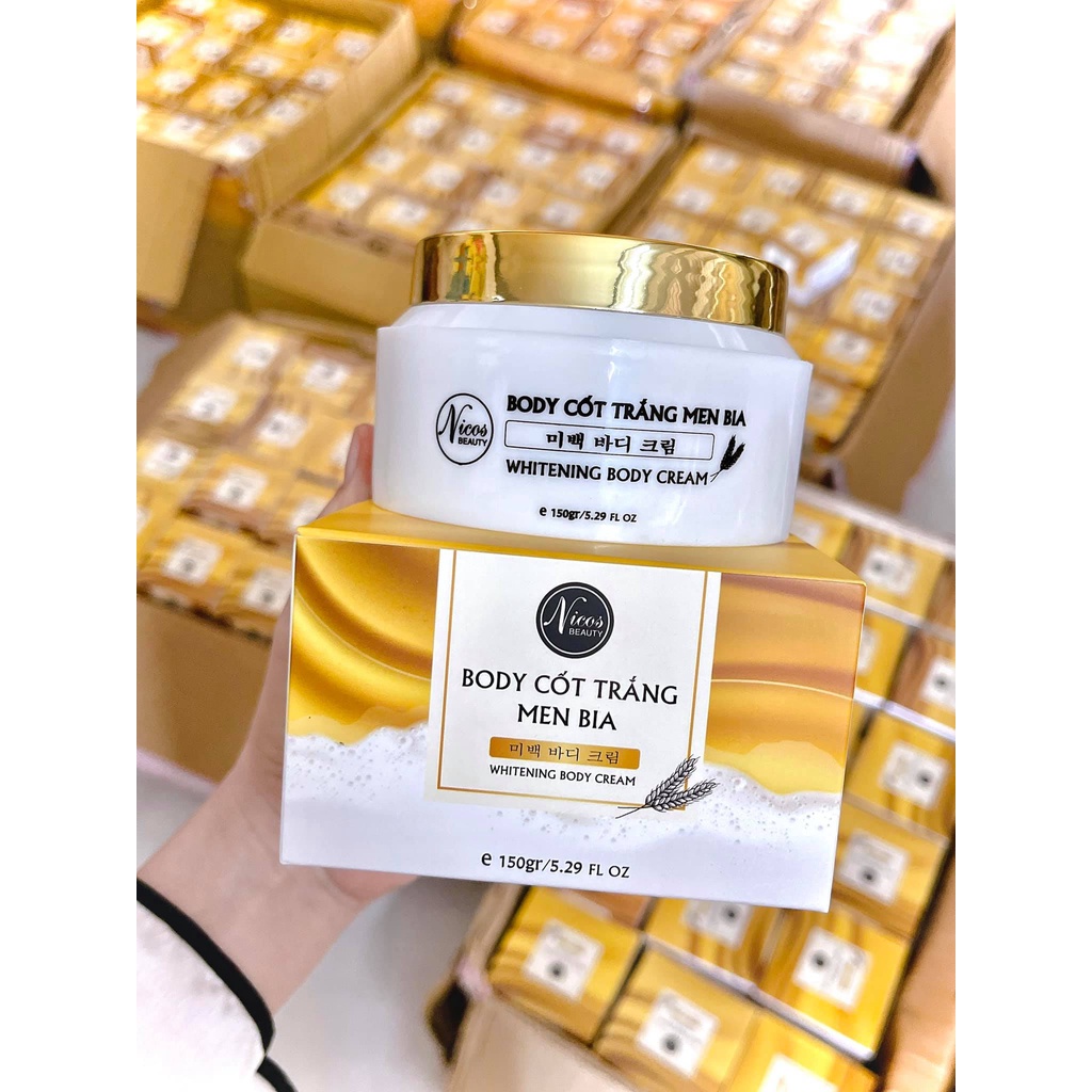 Kem body nicos men bia Nicos - kích trắng arbutin thái lan sẵn hàng
