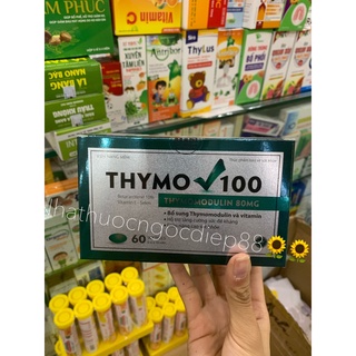 THYMO 100 – Bổ sung Thymomodulin và vitamin tăng sức đề kháng hộp 60 viên