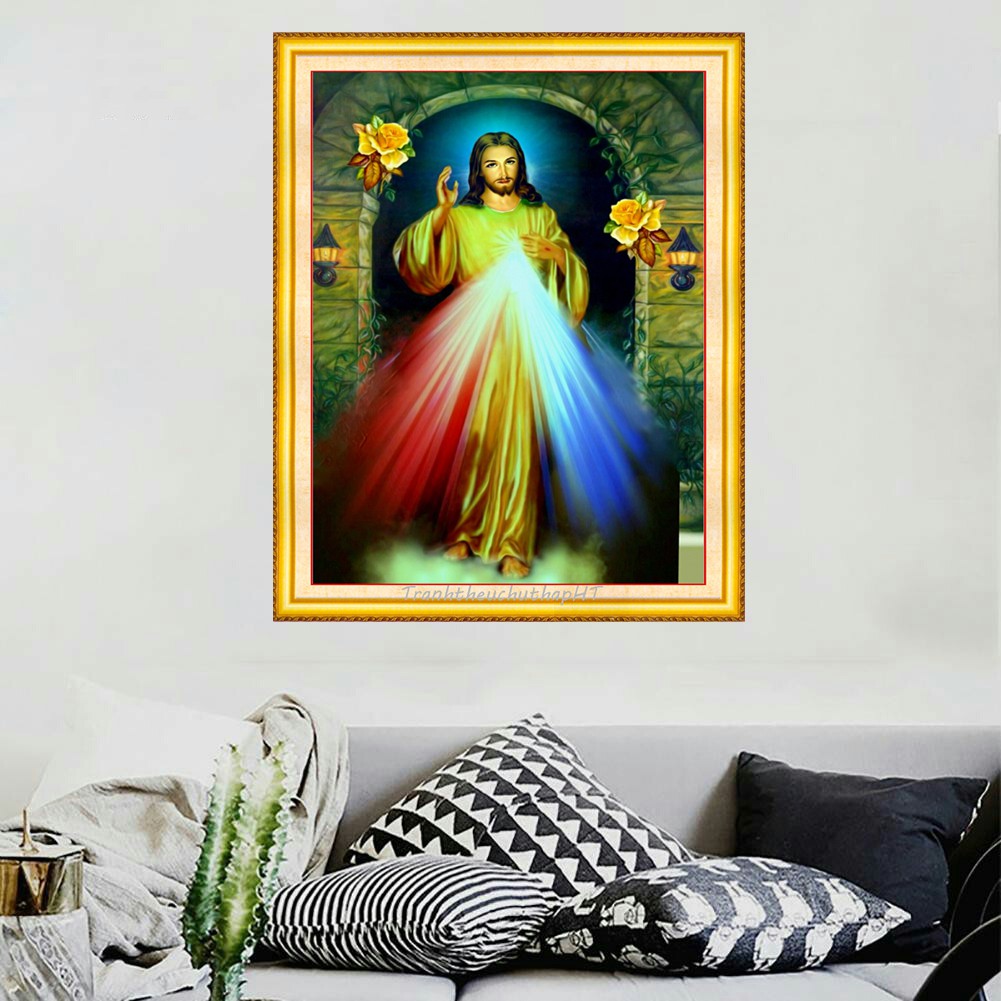 Tranh đính đá Chúa Jesu VS463 - tự đính