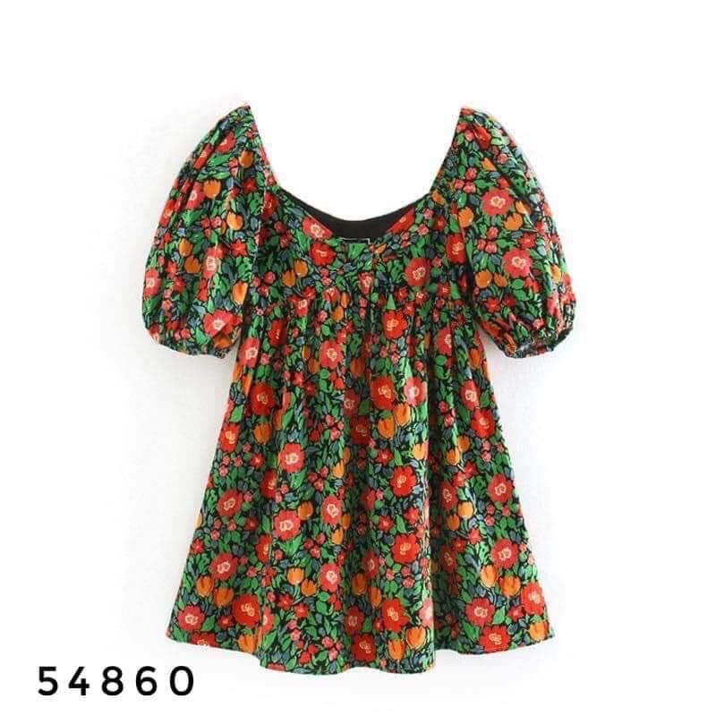 Váy babydoll hoa
