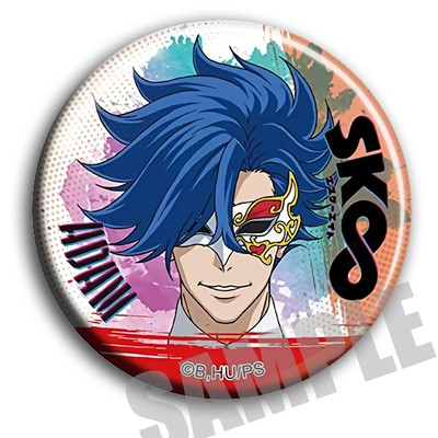 Combo 8 huy hiệu cài áo IN HÌNH SK EIGHT SK8 The Infinity anime chibi dễ thương
