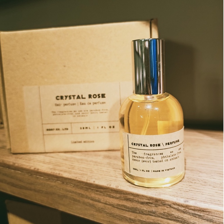 NƯỚC HOA 𝐓𝐎́𝐂&BODY 2IN1 - CRYSTAL ROSE