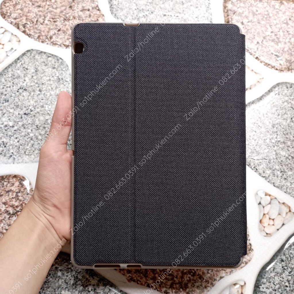 Bao da Huawei T3 (10 inch) da vải cực chất, mặt trong da mịn, chống xem phim, ốp silicon bền đẹp