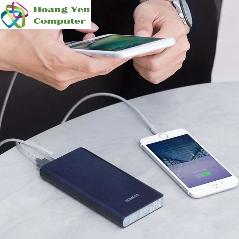 Sạc Dự Phòng Romoss Sense 10 10000mah Lõi Polymer Siêu Bền - BH 1 năm