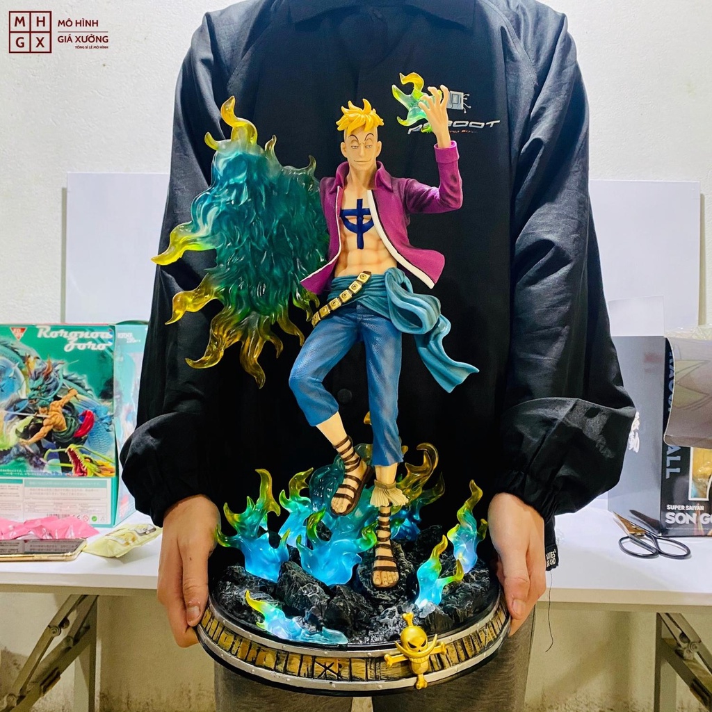 Mô hình One Piece Marco phượng hoàng Cao 45cm có đèn led tặng mô hình phượng hoàng , figure mô hình one piece giá xưởng