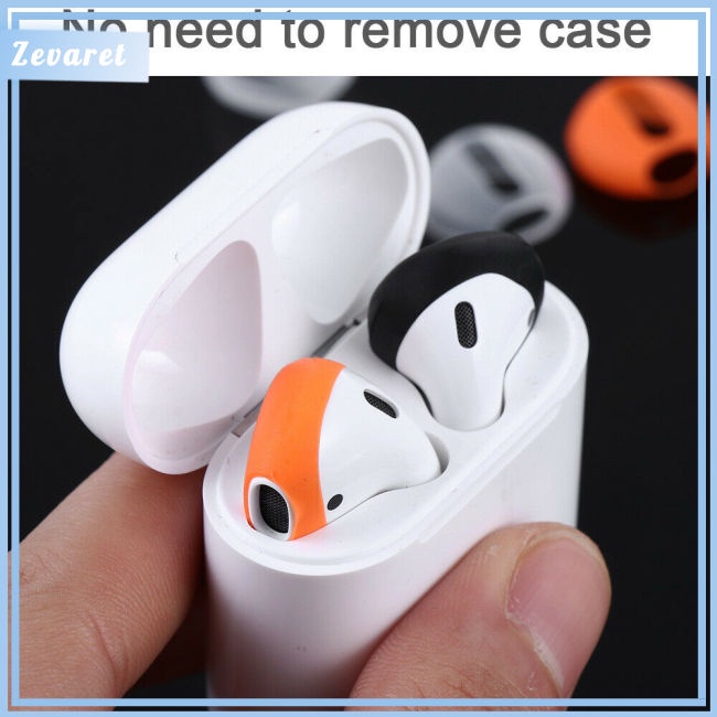 Set 2 Cặp Nút Tai Nghe Bằng Silicon Chống Trượt Dành Cho Tai Nghe Apple AirPods