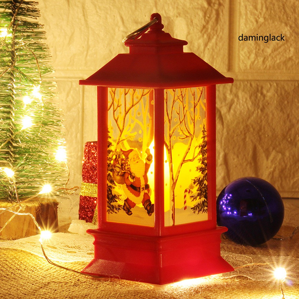 Đèn Led Treo Trang Trí Giáng Sinh Hình Ông Già Noel / Người Tuyết / Tuần Lộc Đáng Yêu