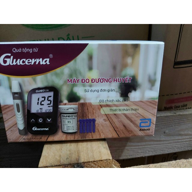 Máy đo đường huyết Gluneo Lite quà từ Glucena