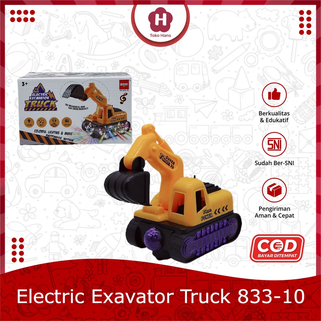 Bộ Đồ Chơi Xe Công Trường 833-10 Chất Lượng Cao Dành Cho Bé
