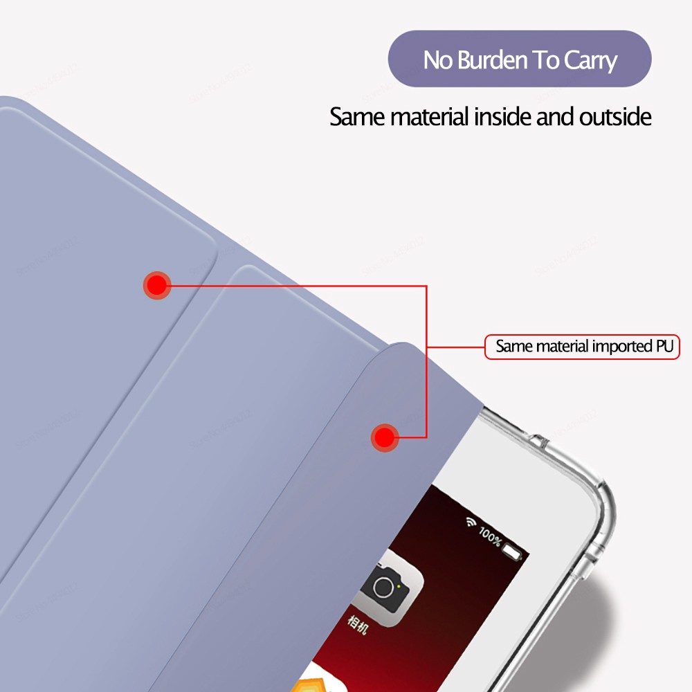 Bao Da Trong Suốt Có Khe Cắm Bút Cho iPad Air 4 Pro 11 2021 2020 8th 7th Gen 10.2 2019 7th 8th Pro 10.5 2017 9.7 5 6th | BigBuy360 - bigbuy360.vn