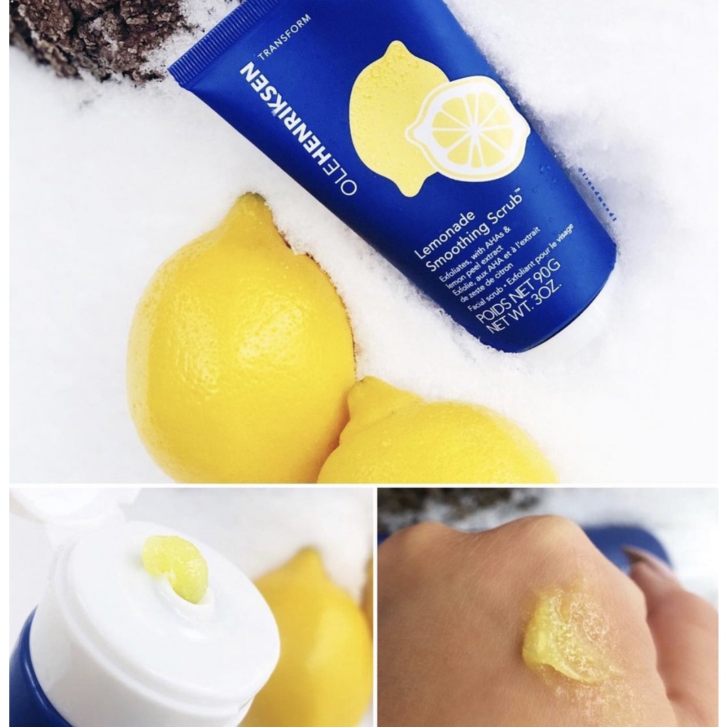 (Mini 30g) Tẩy da chết Olehenriksen Lemonade Smoothing Scrub