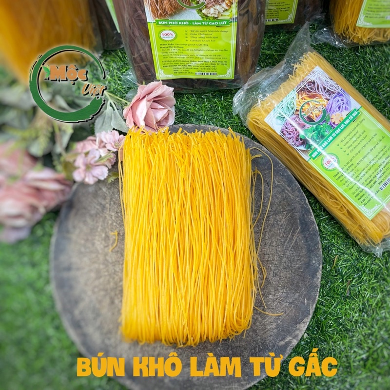 bún gấc khô,bún ngũ sắc ăn kiêng giảm cân