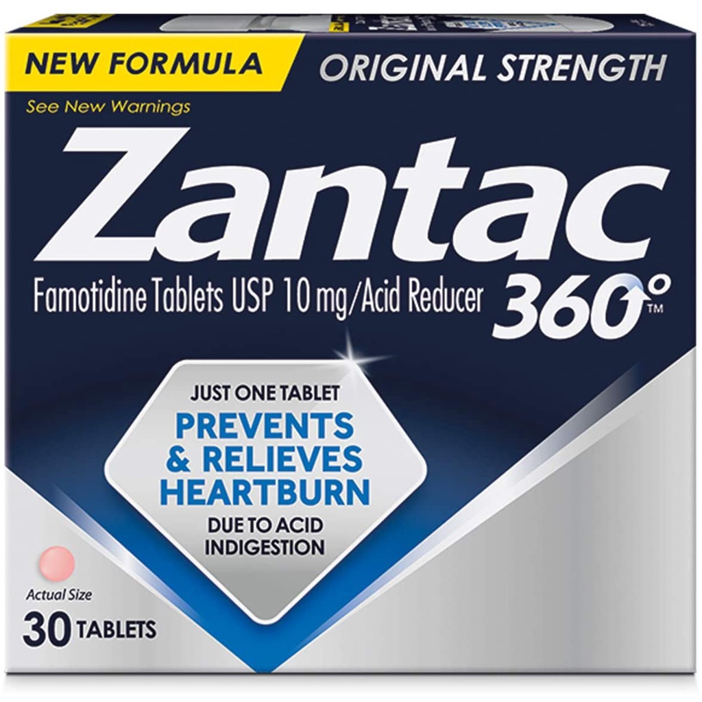 [DATE 11/2022] ZANTẮC 360 ORIGINAL STRENGTH 10MG 30 TABLETS (30 VIÊN)