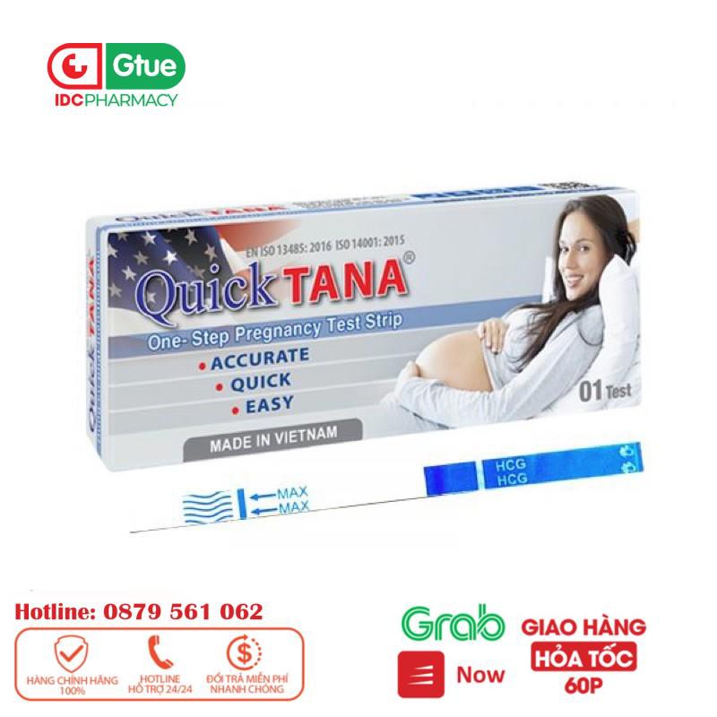 Que thử thai nhanh QUICKTANA - luôn che tên khi giao hàng - test thử thai nhanh, chính xác_[IDC]