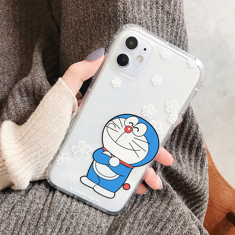 Ốp lưng IPhone  trong suốt DORAEMON 6/6s/6plus,7/8plus,X/Xs/Xr/Xs max/11/11Pro/11Promax/12/13/14/pro/promax T433