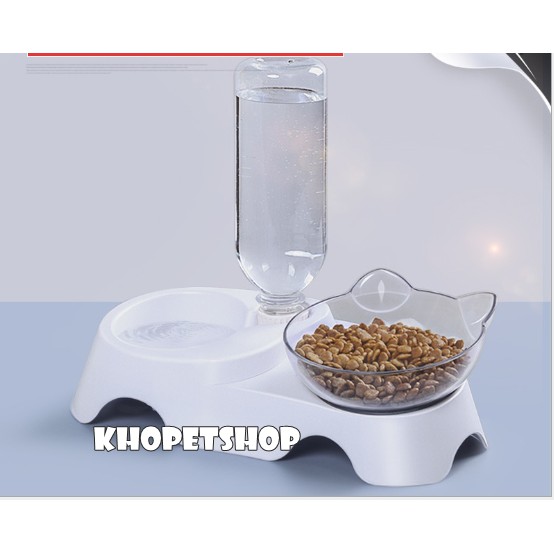 Bát ăn tai mèo đế thấp