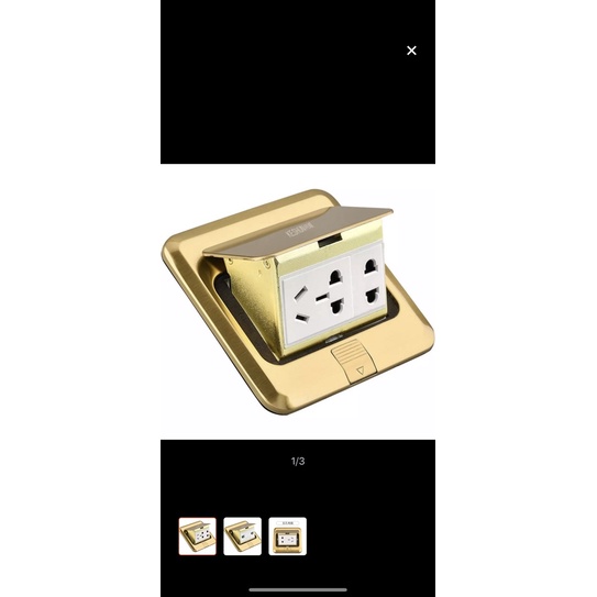 Ổ cắm điện âm sàn 3 ổ cắm , jack canon, jack loa …hàng y hình