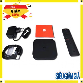 { GIÁ GỐC } Android Tivi Box Xiaomi Mibox S 4K Bản Quốc Tế Tiếng Việt tìm kiếm giọng nói - Hàng Chính Hãng