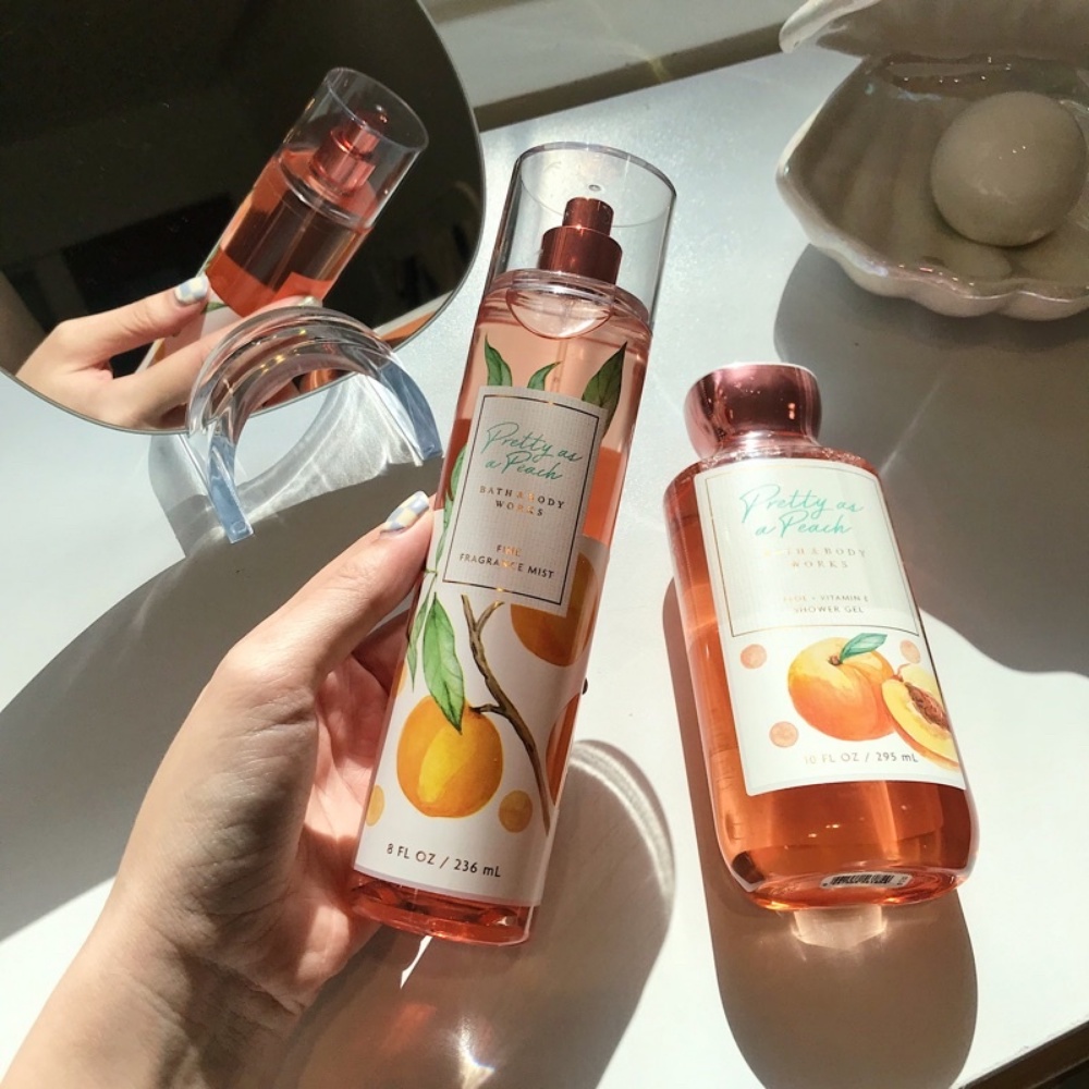 Xịt Thơm Toàn Thân Body Mist Bath&Body Works Pretty As A Peach 236ml