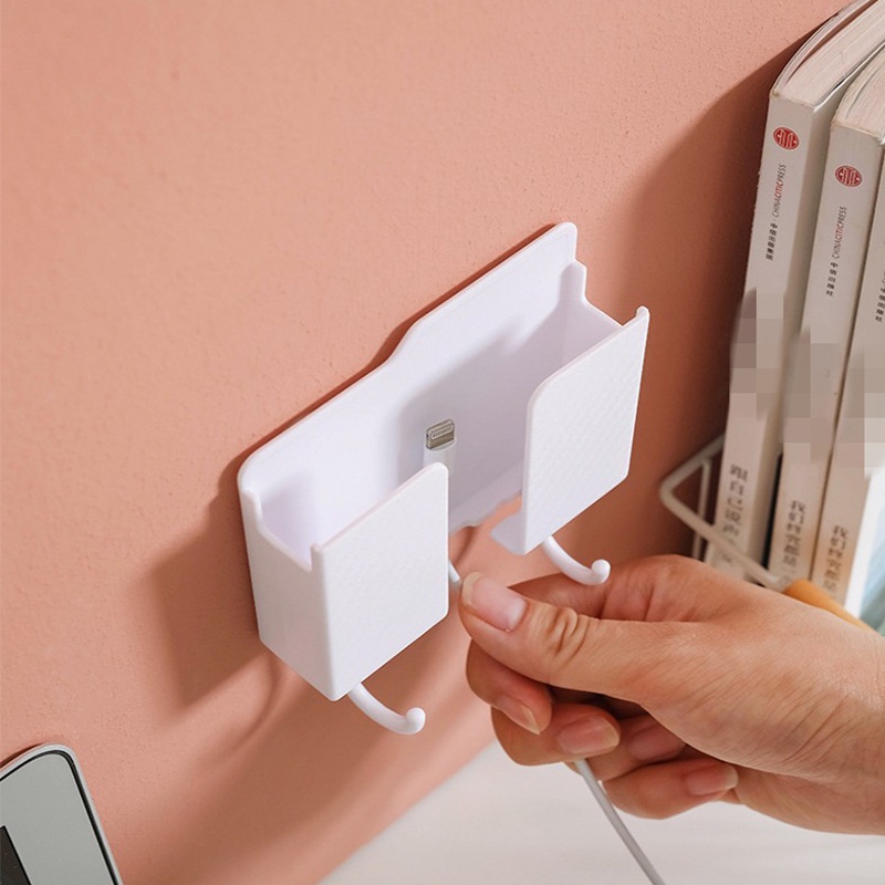 Hộp đựng điều khiển TV/điều hòa/điện thoại gắn tường không cần khoan