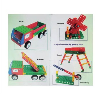 Bộ lắp ghép mô hình kĩ thuật lớp 4 -5 Nhật Hoa Minh