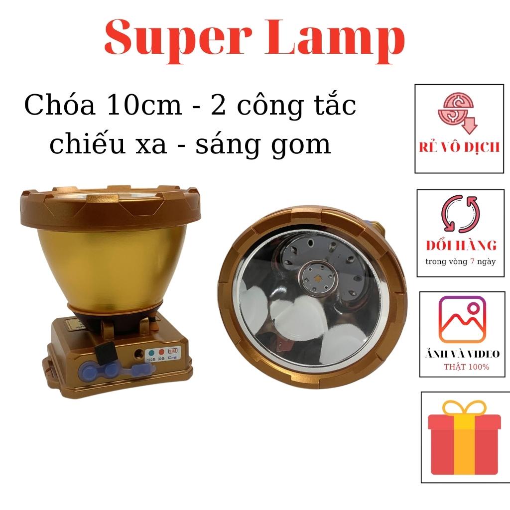 Đèn pin đội đầu siêu sáng SUNCESSA K25 200W chóa lớn 10cm