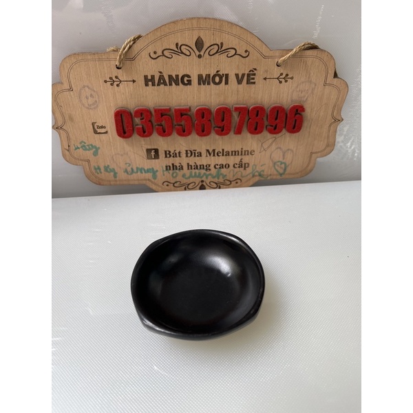 Bát nước chấm tròn Melamine