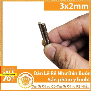 Bộ nam châm đất hiếm 3x2mm