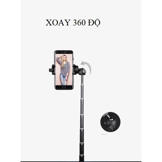 Gậy Chụp Hình Kiêm Tripod Đa Năng 3 Trong 1 chính hãng Yunteng YT-9928