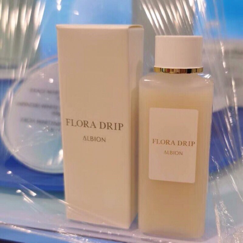 Nước dưỡng tinh chất trắng da chống lão hóa thế hệ mới FLORA DRIP Albion mini size 24ml