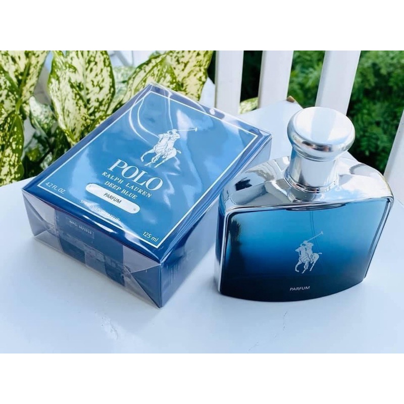 Nước hoa nam Ralph Lauren Polo Deep Blue Parfum 125ml phiên bản đậm đặc nhất vừa ra mắt 2020  .