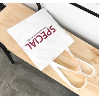 TÚI TOTE VẢI CANVAS SPECIAL CÓ KHÓA MIỆNG