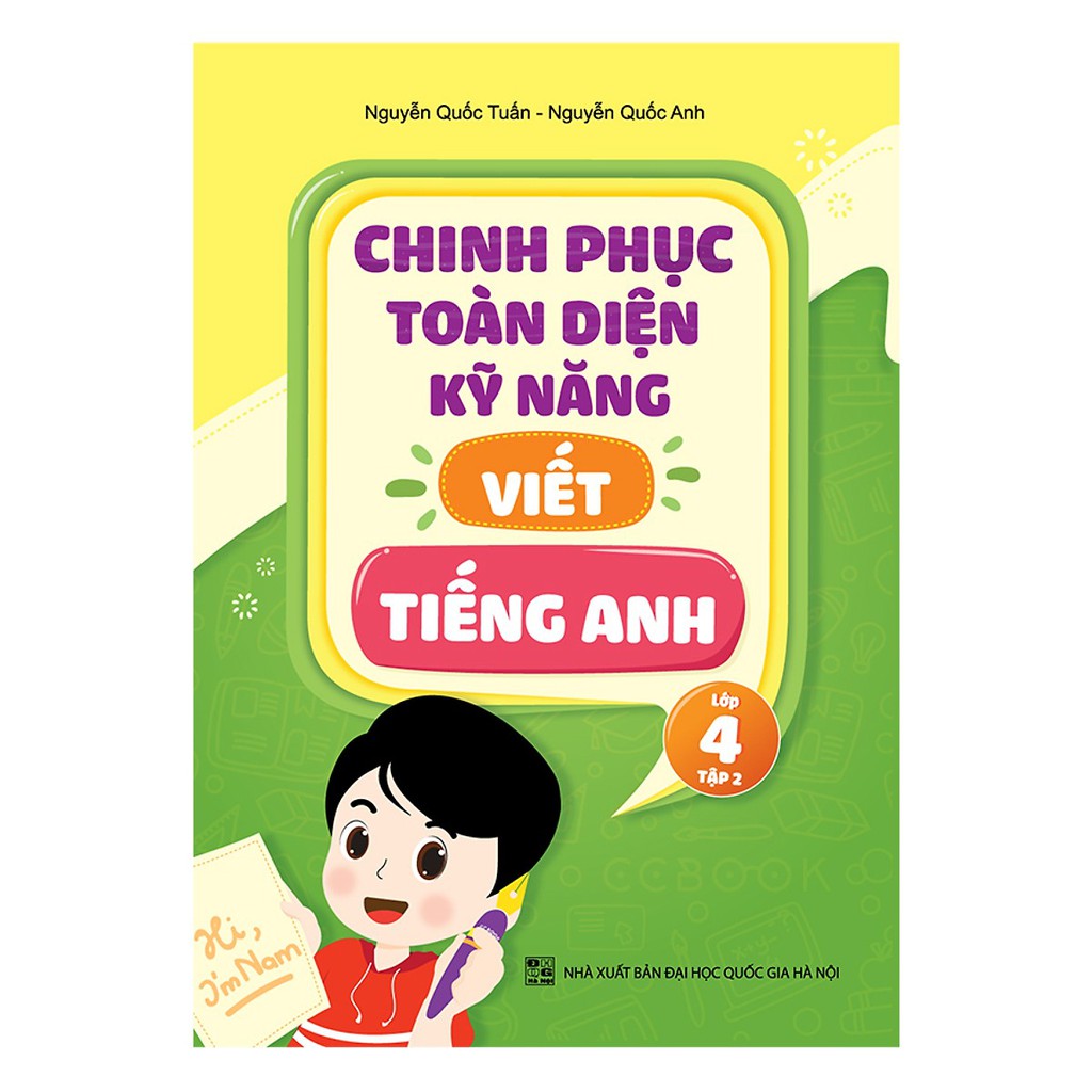 Sách - Combo Chinh phục toàn diện kĩ năng viết tiếng Anh lớp 4 (2 tập)