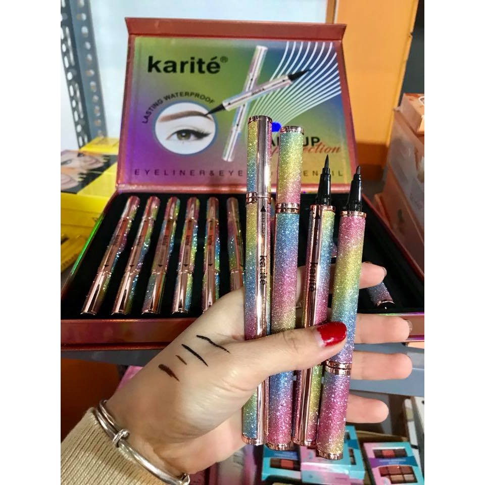 Bút kẻ mắt 2 đầu cầu vồng của kissbeauty E106 | BigBuy360 - bigbuy360.vn