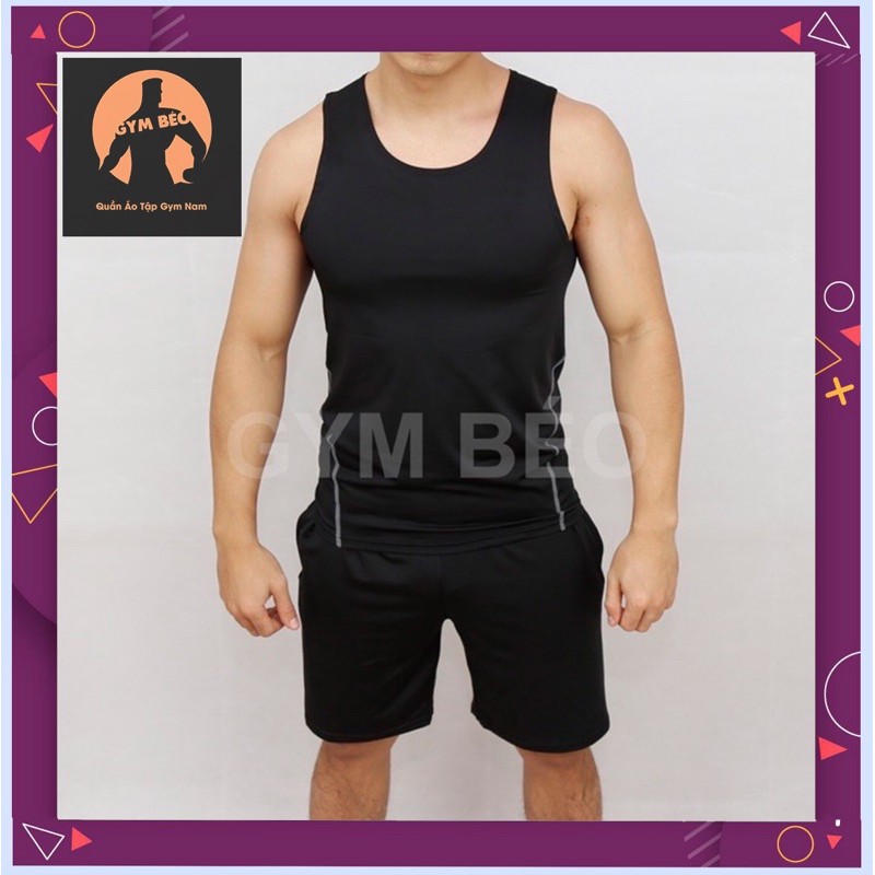 XẢ HÀNG Áo ba lỗ ôm body tập gym nam giá rẻ