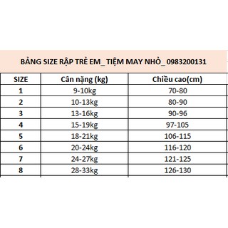 RẬP GIẤY_RG10_rập váy bé gái