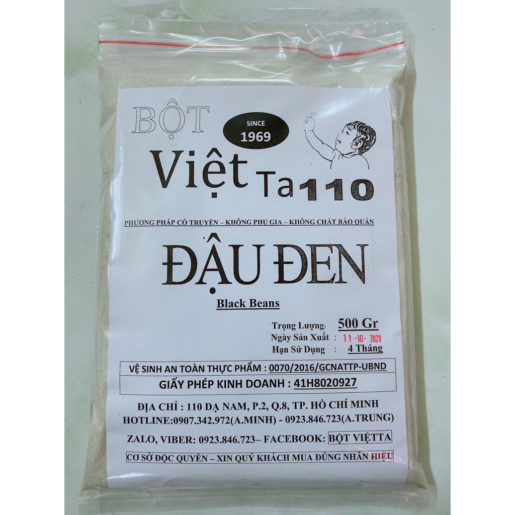 Bột Đậu Đen Chín Bột Việt Ta