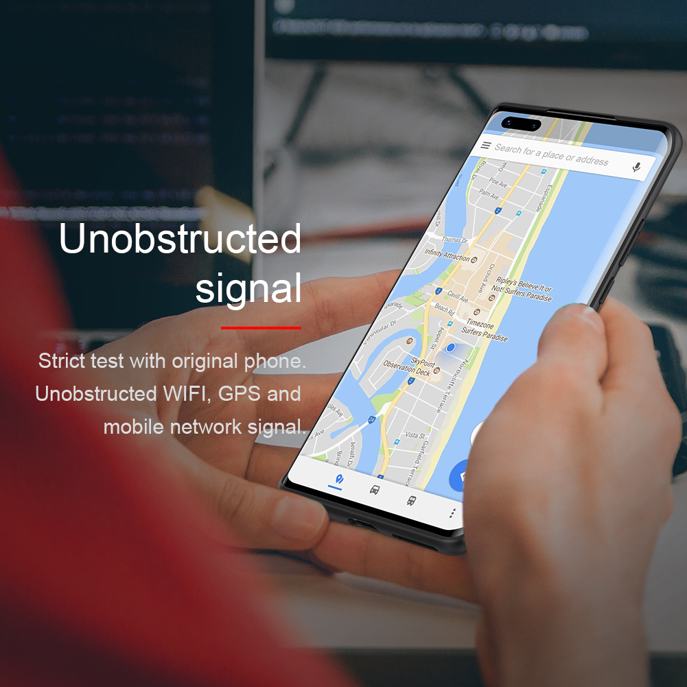 Ốp Điện Thoại Nillkin Cho Huawei Mate 40 Pro+/Mate 40 Pro Plus 5G Siêu Mỏng Chống Trượt Bằng TPU + PC Với Sợi Nylon Nhẹ