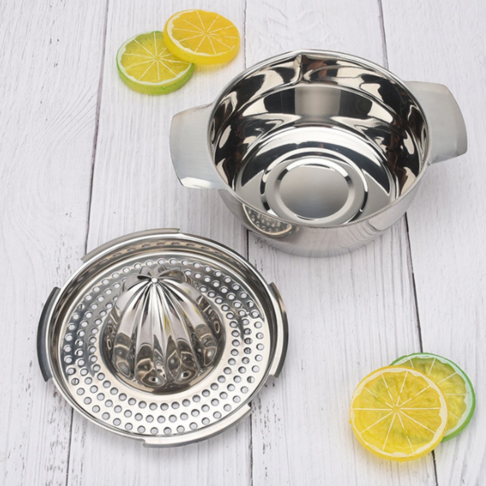 Dụng Cụ Vắt Cam, Ép Cam Inox Có Quai Cầm Tiện Lợi Khi Sử Dụng