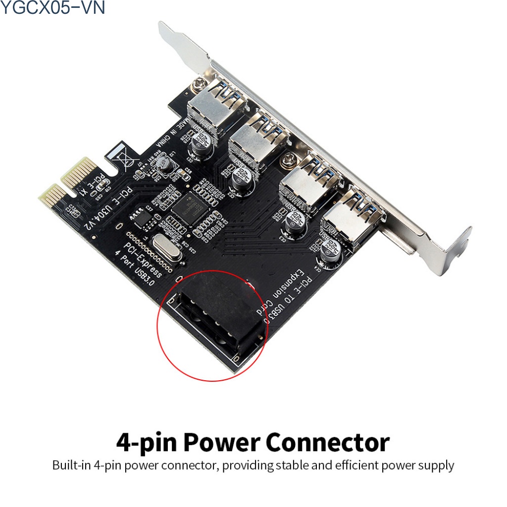 Card Chuyển Đổi Pci-E Sang Usb 3.0 + 4 Cổng Usb 3.0 Thẻ | BigBuy360 - bigbuy360.vn