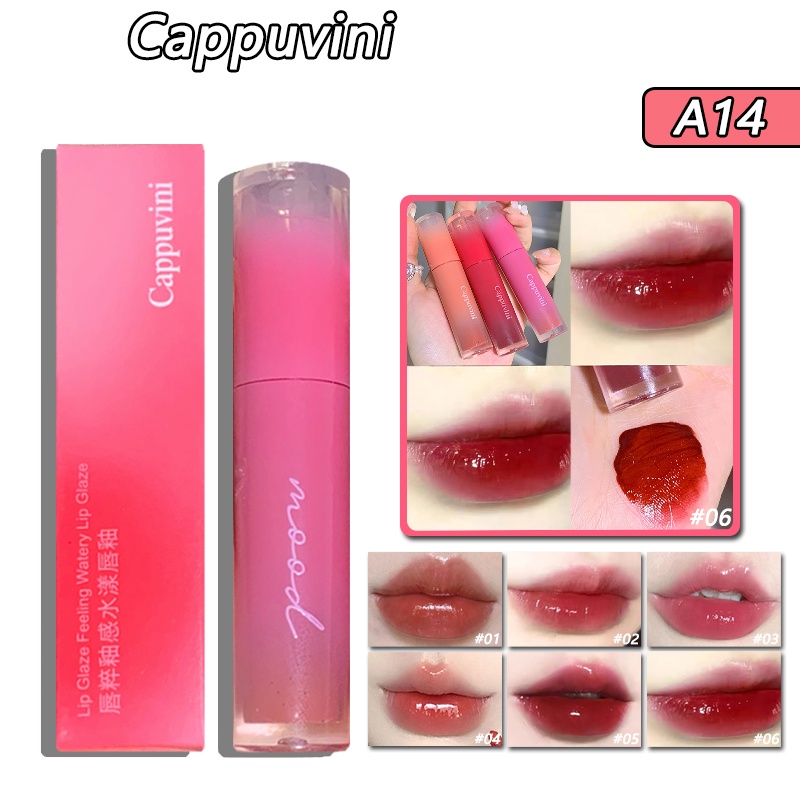 Son bóng Cappuvini trang điểm nhẹ nhàng lâu trôi